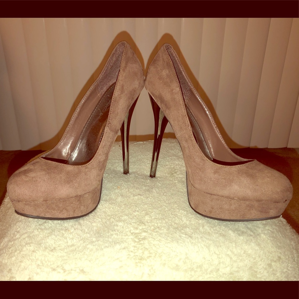 Tan Stilettos